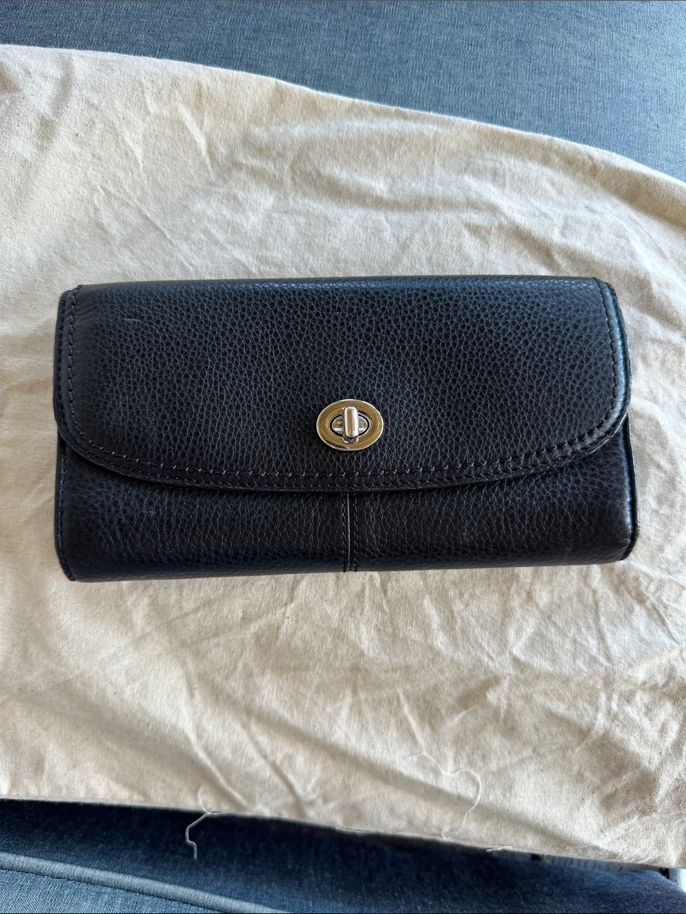 Coach Classic Park Leather Turn-Lock Wallet - Women.